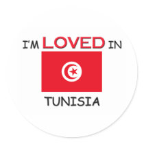 I'm Loved In TUNISIA stickers