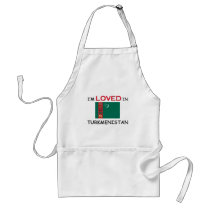 I'm Loved In TURKMENISTAN aprons