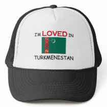 I'm Loved In TURKMENISTAN hats