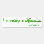 Im Making A Difference Bumper Sticker