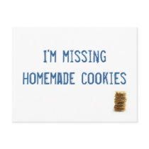 I'm missing homemade cookies! postcards