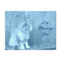 I'm Missing You/Blue Sahara postcard
