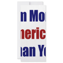 I'm More American Than You rack cards