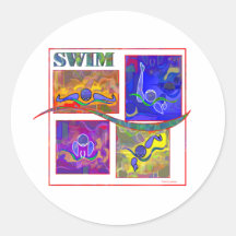 IM Morning Round Sticker