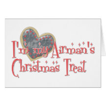 I'm My Airman's Christmas Treat Card