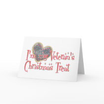 I'm My Veteran's Christmas Treat Card by silentranksshop I'm My Veteran's Christmas Treat Card