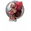 "I'm No Angel" Fairy Sexy Art T Shirt Print NEW! by sexyshirts2 "I'm No Angel" Fairy Sexy Art T Shirt Print NEW!
