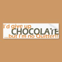 I'm No Quitter bumper stickers