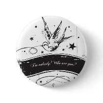 "I'm nobody. Who are you?" buttons
