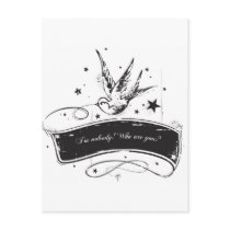 "I'm nobody. Who are you?" Post Card