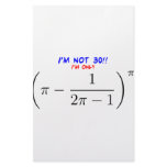 I'm not 30, I'm only 29.995678716 Personalized Stationery