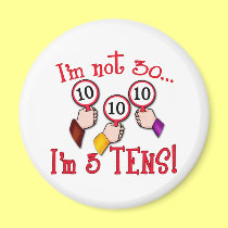 I'm Not 30 - I'm Three Tens magnets