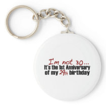 I'M Not 30 Keychains