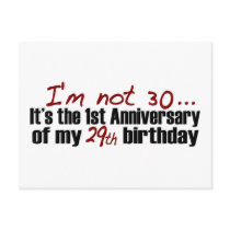 I'M Not 30 Postcard