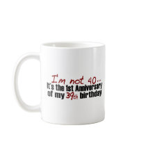 I'M Not 40 Coffee Mugs