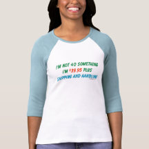 I'm not 40 Something Tee Shirt