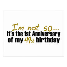 I'M Not 50 Post Cards
