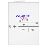 I'm not 70! greeting card