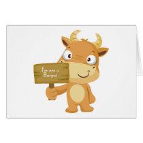 I'm not a burger card