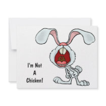 I'm Not A Chicken! - Invitation Card