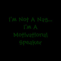 I'm Not A Nag...I'm A Motivational Speaker