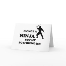 I'm Not a Ninja But My Boyfriend Is cards