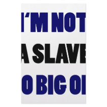 I'm Not A Slave To Big Oil stationery