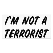 I'm Not a Terrorist photo cards