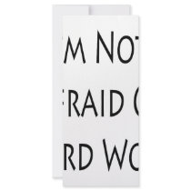 I'm Not Afraid Of Hard Work rack cards by Supernova23 I'm Not Afraid Of Hard Work rack cards