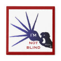 I'M, NOT BLIND magnets by delightfulbubble I'M, NOT BLIND magnets