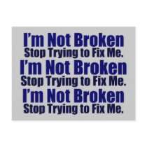 I'm Not Broken Postcards