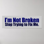 I'm Not Broken Poster