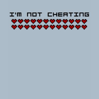 I'm not cheating shirt