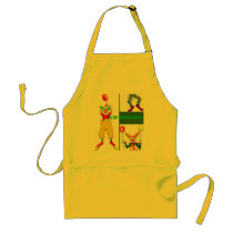 I'm Not Clowing Around aprons