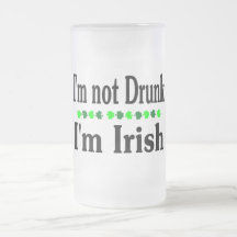 Im Not Drunk Im Irish Clovers Mug
