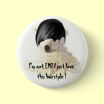 I'm not EMO I just lovethis hairstyle ! buttons