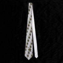 I'm not fat Bulldog tie