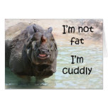 I'm not fat card