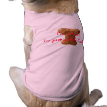 I'm not fat I'm just a little husky. Doggie Tee Shirt
