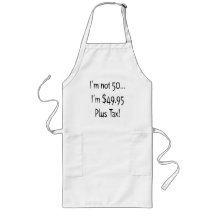 I'm Not Fifty 50th Birthday Gifts Aprons