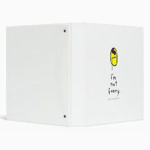 i'm not funny. vinyl binders