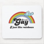 Im not Gay dark Mousepads