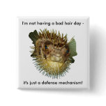 I'm not having a bad hair day - button