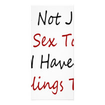I'm Not Just A Sex Toy I Have Feelings Too rack cards