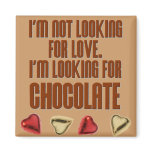 I'm not looking for love.  I'm looking for chocola Magnet