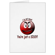I'm not mean greeting cards