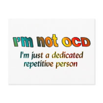 I'm not OCD... postcards by StitcherladyxxTees I'm not OCD... postcards
