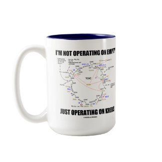 I'm Not Operating On Empty Just Operating On Krebs mug