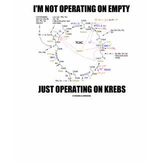 I'm Not Operating On Empty Just Operating On Krebs shirt
