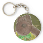 I'm not perfect Keychain